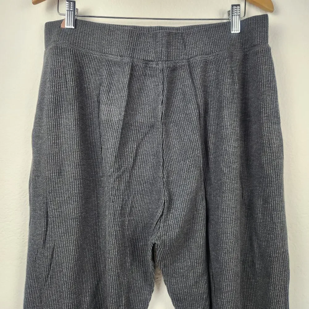 Lunya Restore Thermal Draped Jogger in Mellow Gray Heather Size XL NWOT